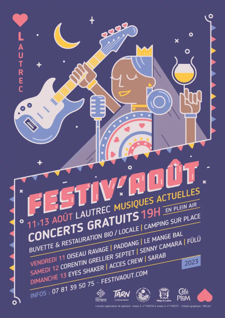 Affiche Festivaout 2023