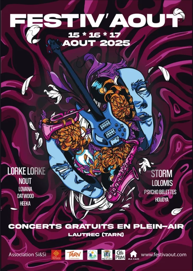 Affiche Festivaout 2025